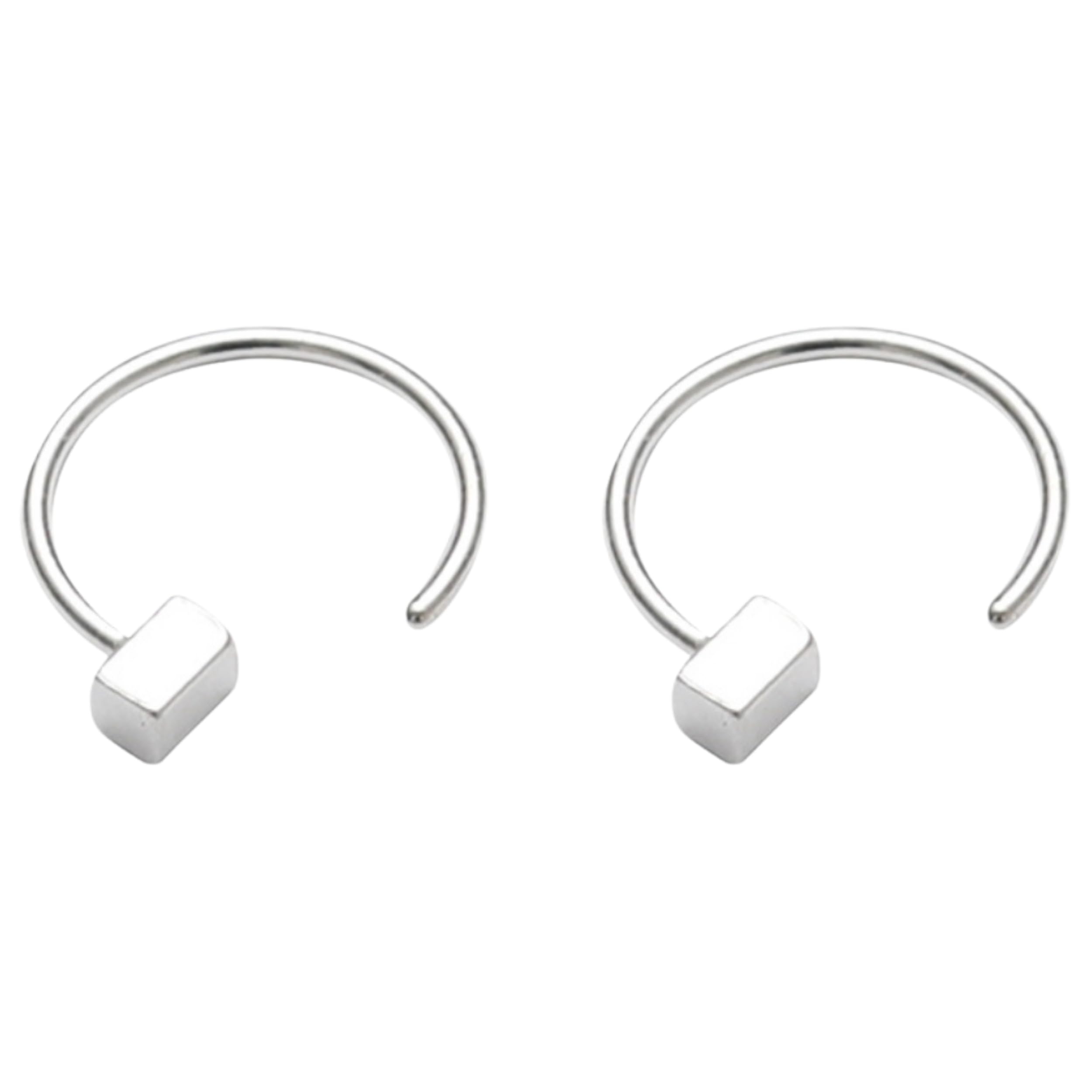 salty alpha Bare Earrings for Men & Boys | Studs | Ear Tops | Hoops | Ear Piece | Stylish & Minimal | Birthday Gift | Aesthetic Jewellery | Accessories for Everyday Wear-picture-21