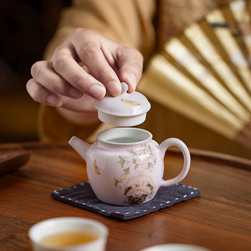 森山窯 豆ポット 呉須釉