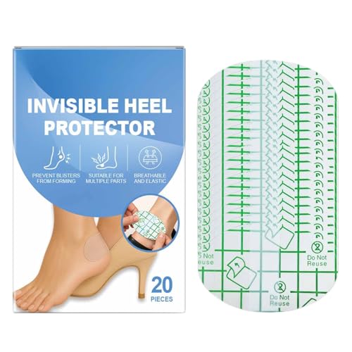 Tiritas protectoras para talones, almohadillas impermeables para el cuidado y la prevención | Prevención de ampollas Protección contra la fricción con diseño delgado para amigos, colegas, socios, uso