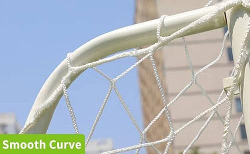 LFGUD Steel Frame Soccer Goal Post, Easy Assembly and Storage Soccer Net, for Home Backyard Play and Practice Training, Great Soccer Field Equipment for Kids and Adults - Thumbnail 7