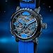 Imagen de Nubeo  Reloj automático de edición limitada para hombre de 50 mm con pulsera de acero inoxidable sólido NB-6110