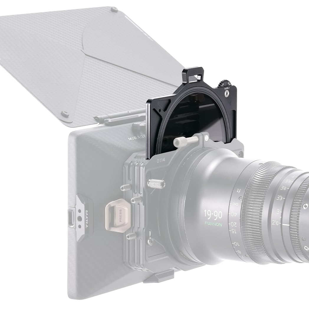Tilta Variabler ND-Filter, 114 mm, kompatibel mit Tilta Mirage Pro Matte Box, 1-7 Stopps VND-Filter MB-T17-VND
