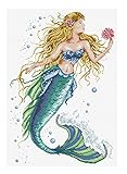 Photo Gallery pracht creatives hobby coccinella mermaid wish, punto croce di circa 30 x 43,2 cm, set completo per un ricamo angolare, passatempo artigianale per adulti e bambini a partire da 8 anni, multicoloured Photo Gallery pracht creatives hobby coccinella mermaid wish, punto croce di circa 30 x 43,2 cm, set completo per un ricamo angolare, passatempo artigianale per adulti e bambini a partire da 8 anni, multicoloured