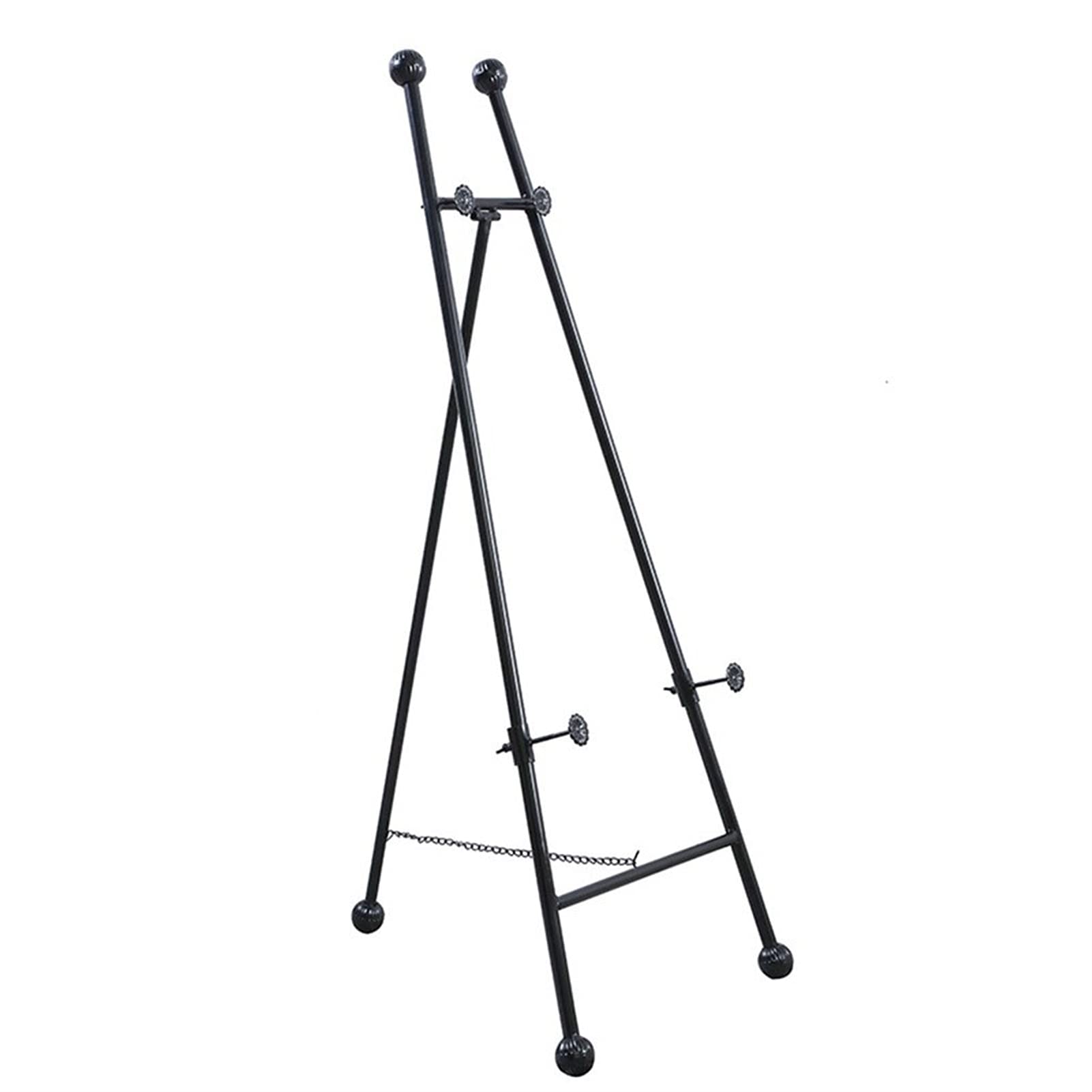 HADECOLL Tripod Outdoor Photo Frame Holder,Art Gallery Western Restaurant Menu Shelf Bar Patio Birthday Party Welcome Easel For Wedding Activities,Black-45 * 120Cm