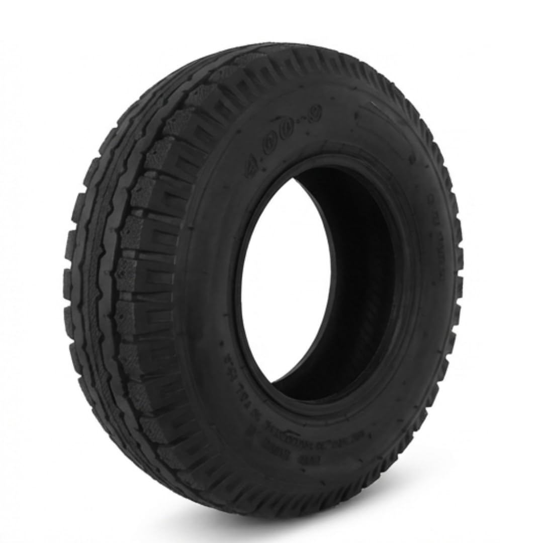 Ecovelo ' 2 Pneus 4.00-8 Renforcé Pneus 4 PR Pour Roues Chariot Annexe Remorque Bateau Remorque