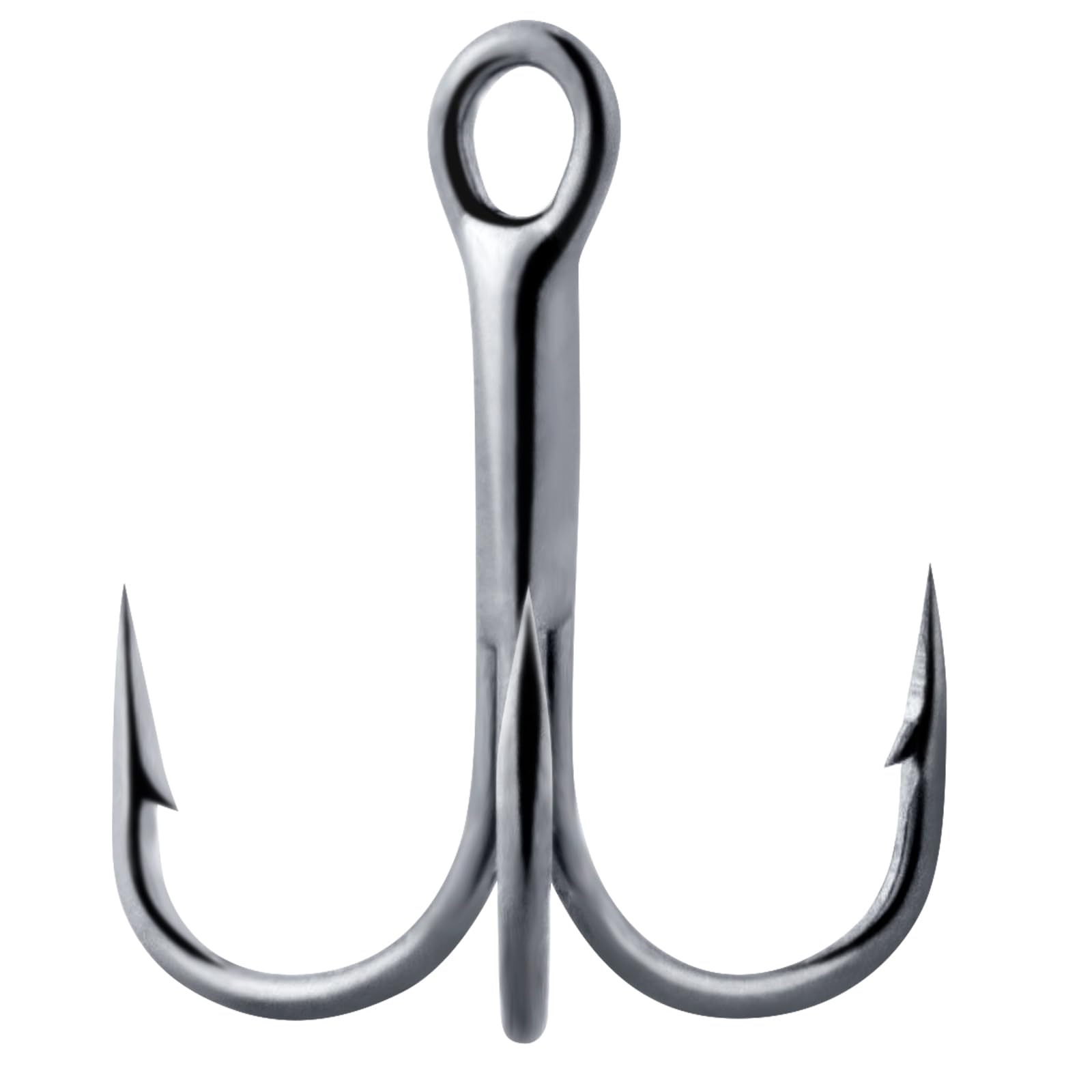 Dr.Fish 30 Pack Fishing Treble Hooks, #14-#6/0, Freshwater & Saltwater, Triple Fishing Hooks for Walleye Catfish Bass Fishing Replacment #14