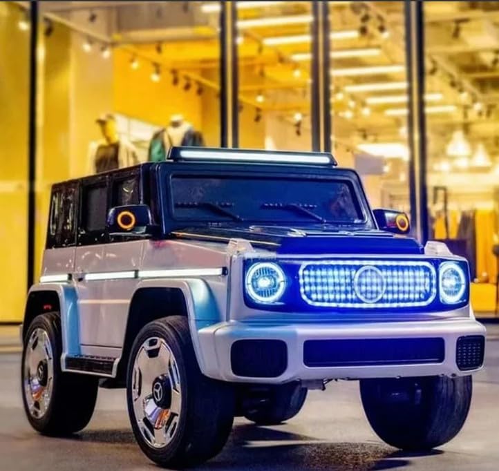 Kawaii Kids 4x4 Big Size 12V Kids Ride On Car C-VAGON EQG Electric Car Battery Powered w/Parent Remote Control, Full Car LED Lights, Spring Suspension, Music (2 to 8 Years)-image-46