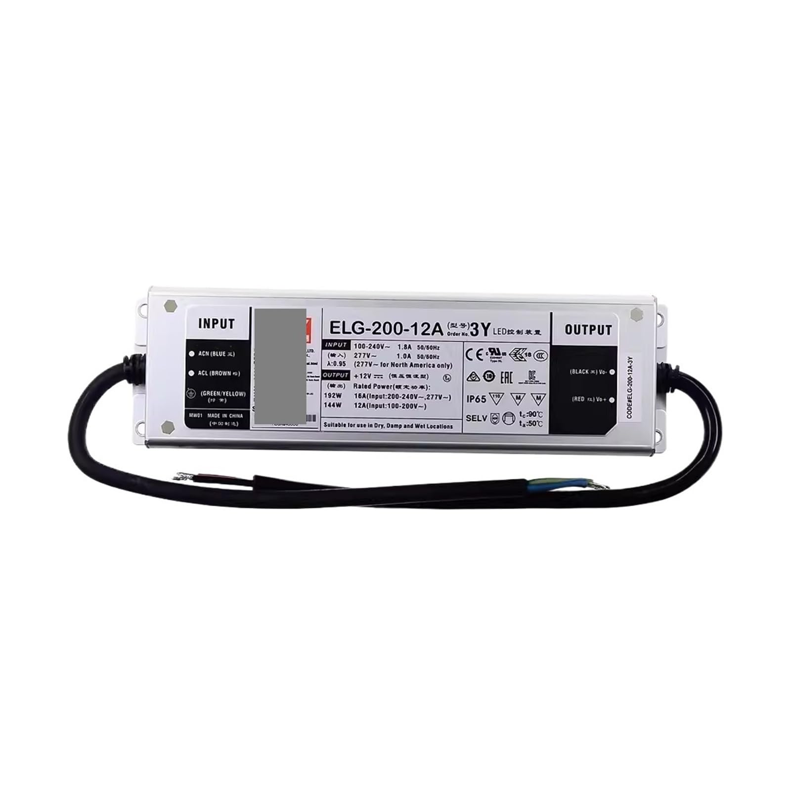 IDGTTLDF ELG-200-24A-3Y 144~200W Constant