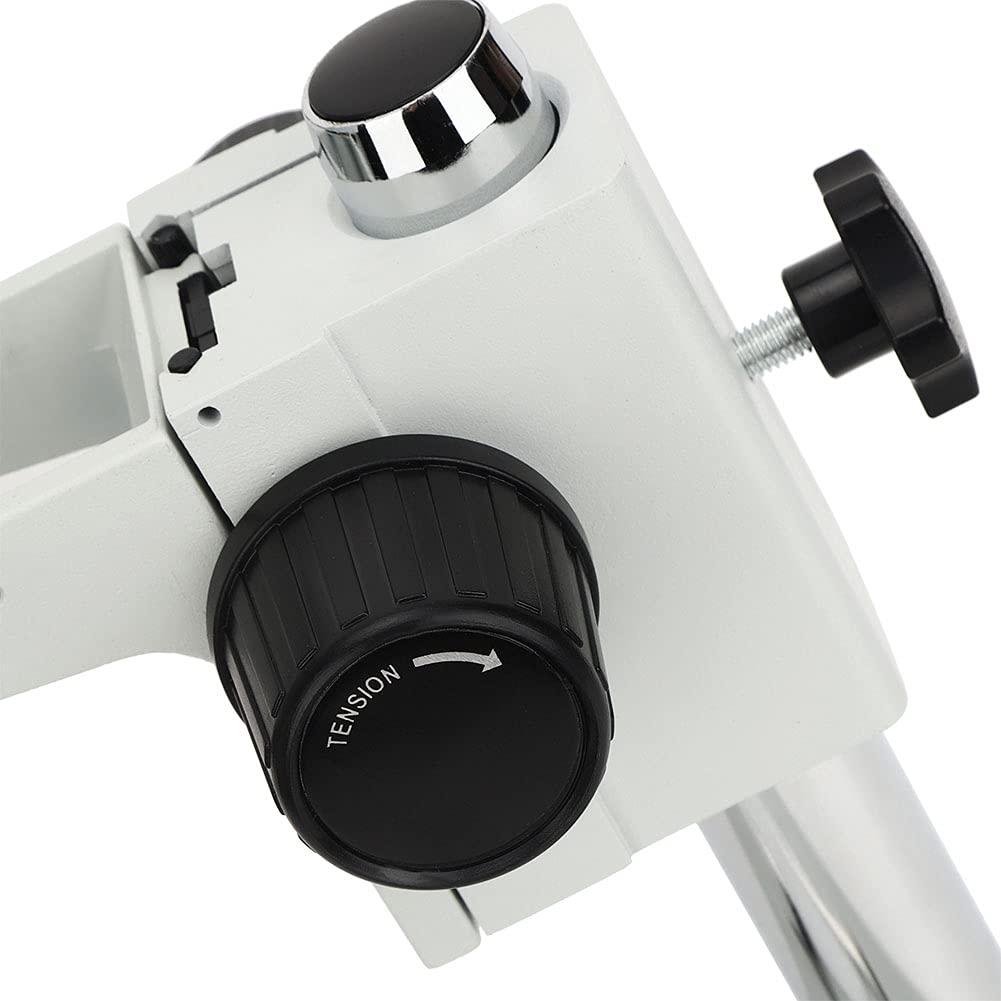 Microscopio Estereoscópico Trinocular con Aumento para Uso Industrial y de Laboratorio, Microscopio Electrónico con Visión Gran Angular, Compatible con Cámara Digital