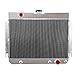 ECMRAD 3 Row Core Aluminum Performance Radiator for Chevy Impala Chevelle El Camino 1963 1964 1965 1966 67 1968