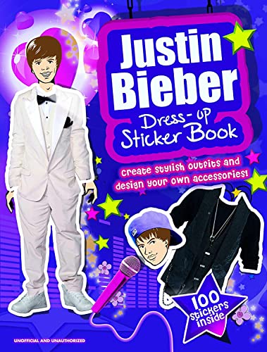 Justin Bieber Sticker Dress-Up Book