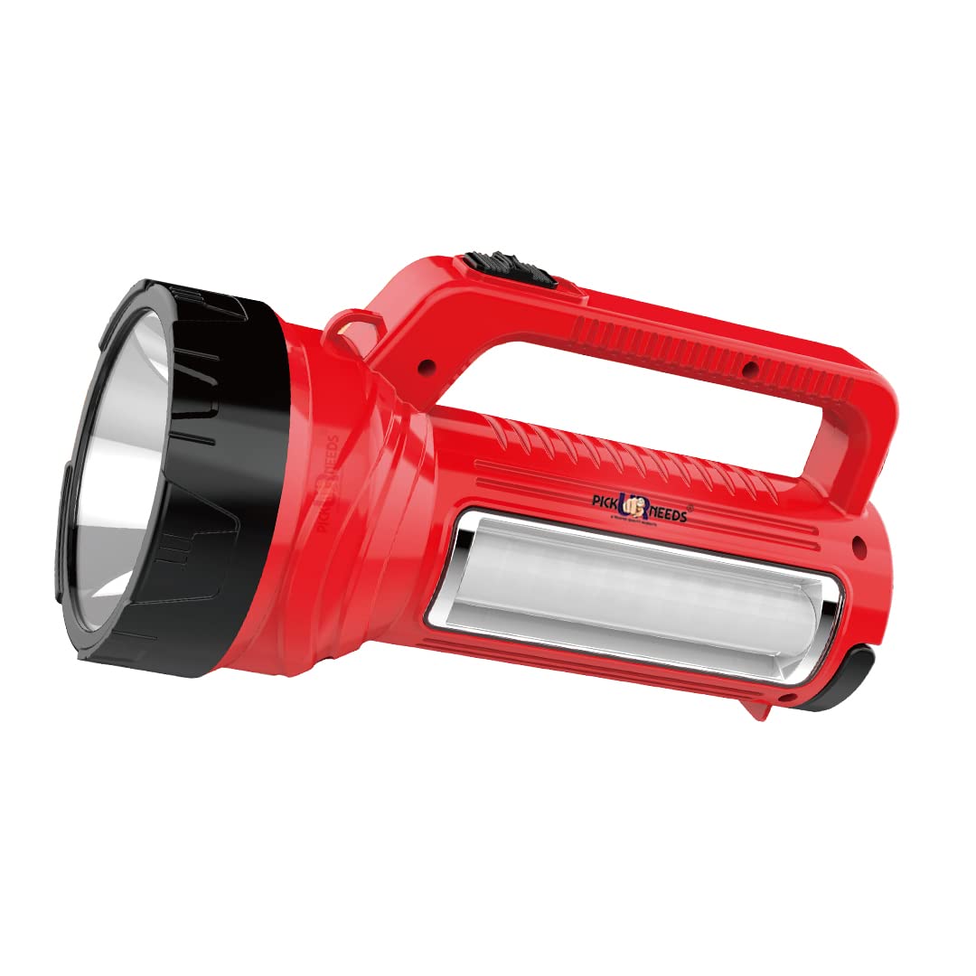 Pick Ur Needs Rechargeable Long Range Emergency Search Torch Light 100W with Side LED Tube (B0BNDZ1W7W) Amazon Price History, Amazon Price Tracker