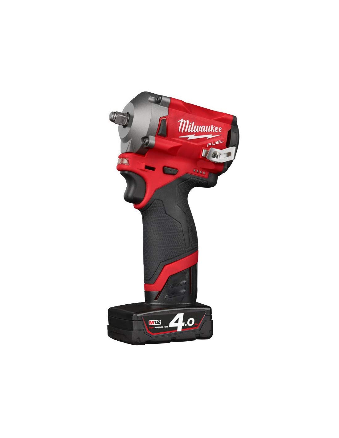 Milwaukee M12 FIW38-0 Akkus ütvecsavarozó 12 V | 339 Nm | 3/8 Inch | Szénkefementes | Akku és - Foto 2