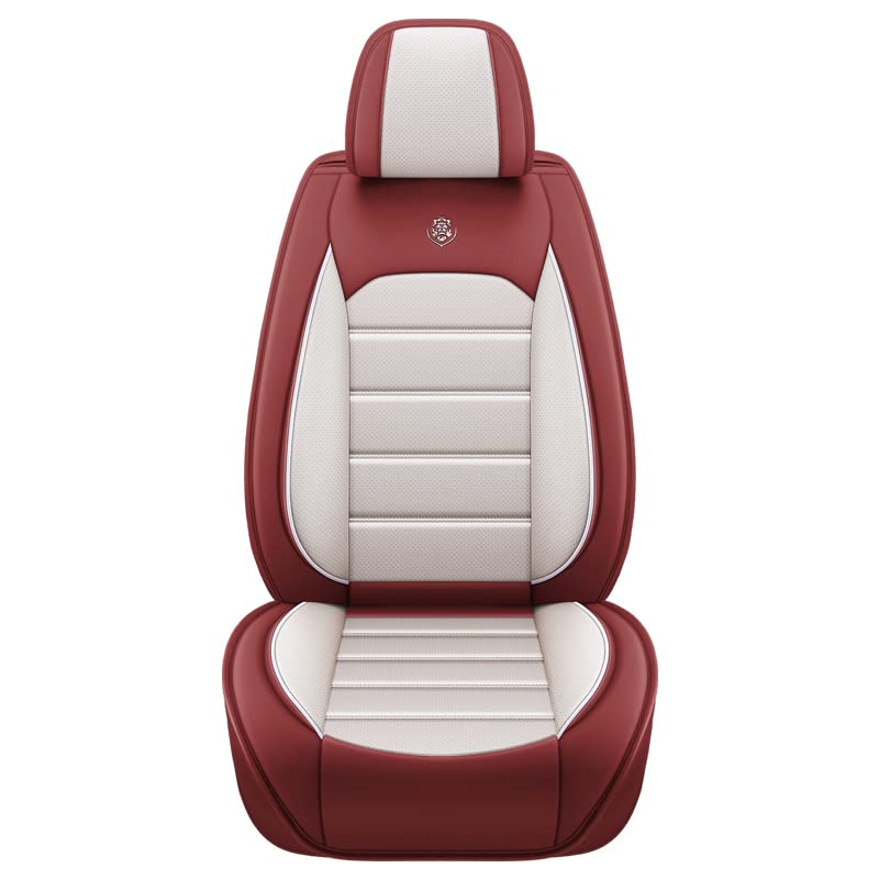Buuoo - Fundas Universales Para Asientos De Coche (BMW Serie 3/5/X) - Juego Completo En Piel De Alta Calidad