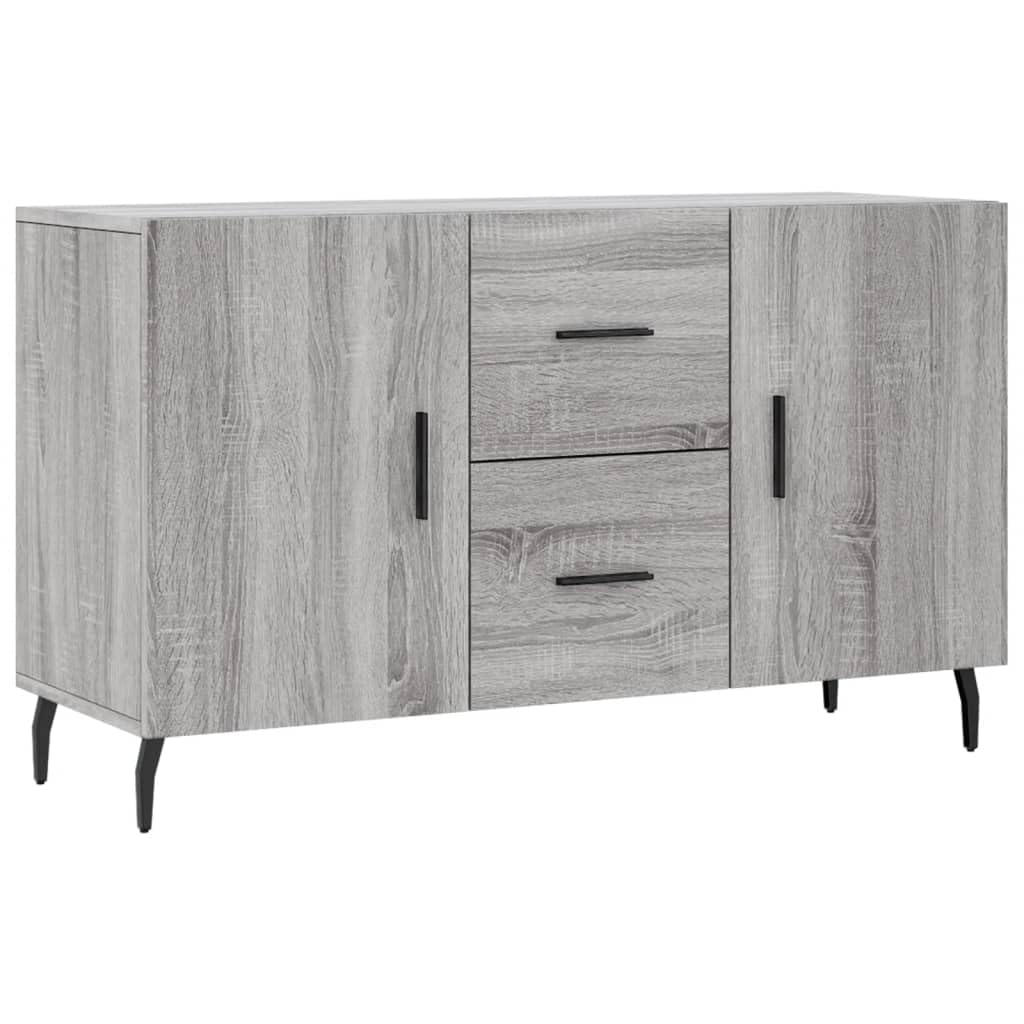 vidaXL Sideboard, Side Cabinet with Doors, Storage Cabinet for Living Room Office, Cupboard, Modern Style, Modern Style, Grey Sonoma Engineered Wood