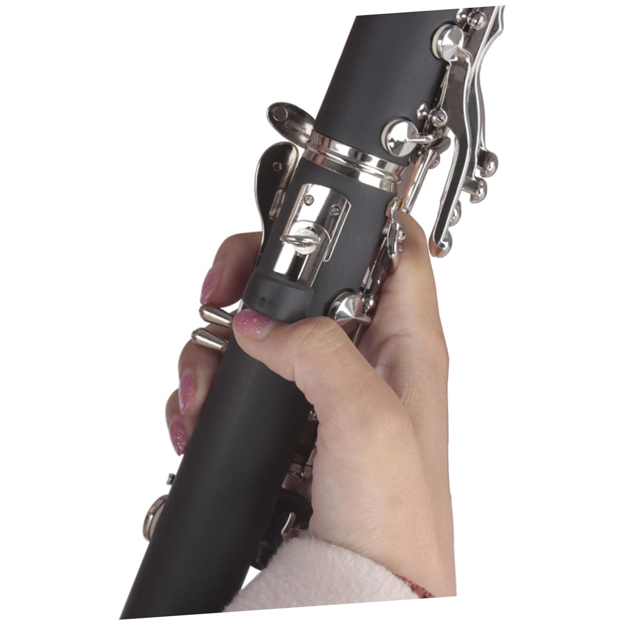 ERINGOGO 5 Pack Clarinet Thumb Rest Pad Soft Rubber Riser for Thumbs White Clarinet Protector for Music Instruments