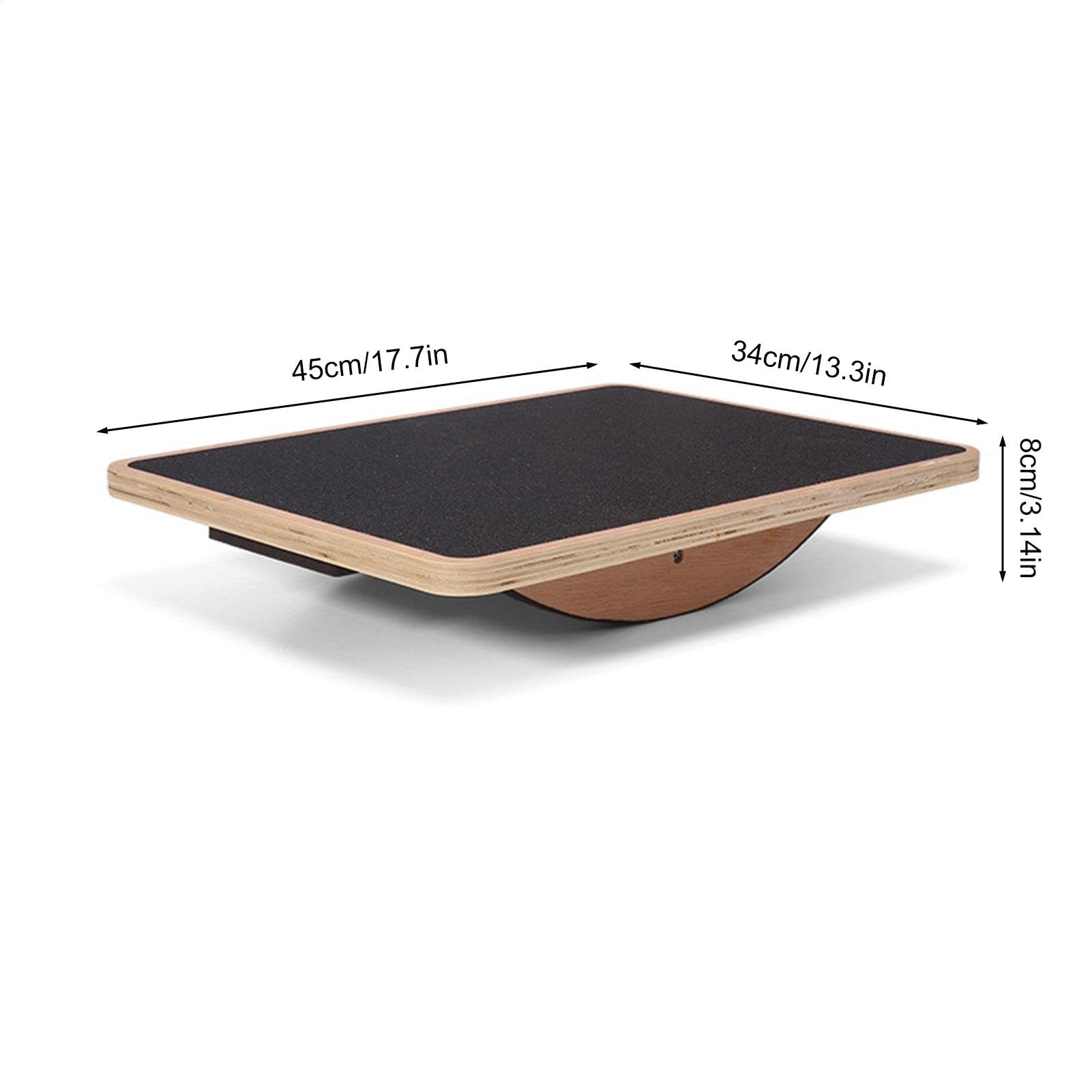 Tabla de equilibrio cuadrada de madera, tabla oscilante, accesorio de