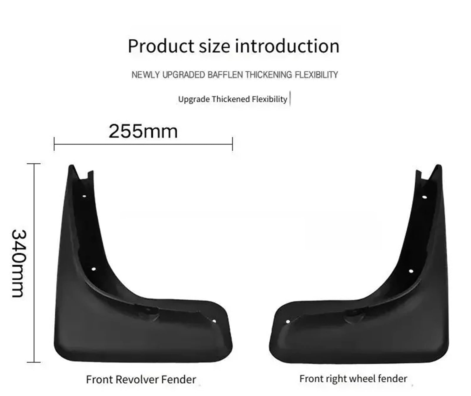 Pare-boue d'aile Garde-boue avant et Convient pour Porsche Macan 2014 – 2021 2016 2017 2018 2019 2020, accessoires de voiture