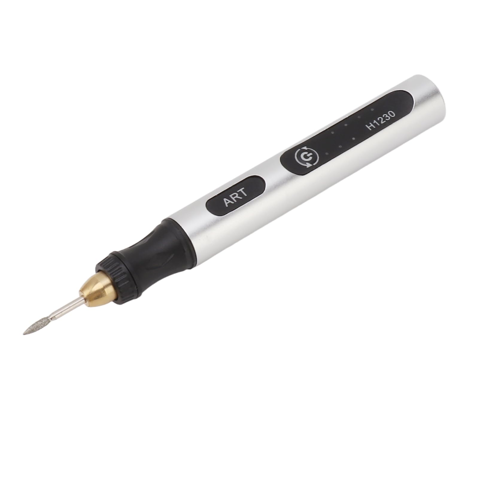 Portable Electric Engraving Tool, 300mAh Aluminum and ABS Cordless Tool for Woodworking