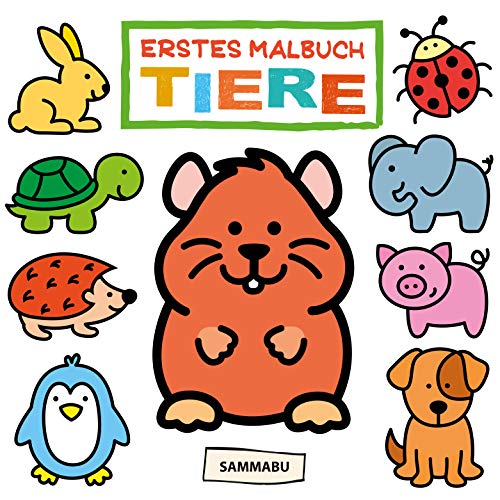 Preisvergleich Produktbild Erstes Malbuch Tiere (Malbuch ab 1 Jahr)