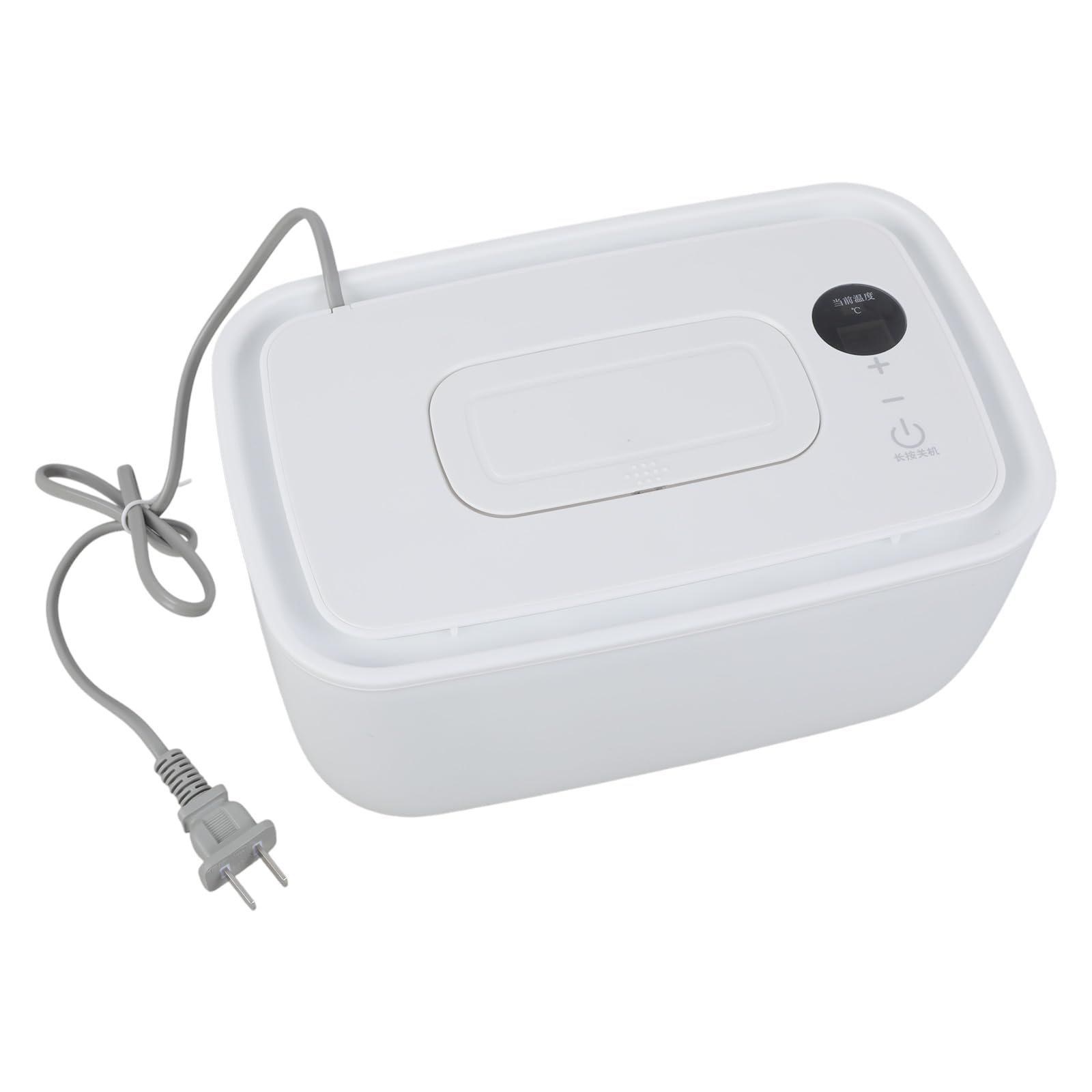 Amplio calentador de toallitas húmedas para bebé con control eficiente de temperatura, esquina redondeada segura y capacidad de almacenamiento de 120 hojas