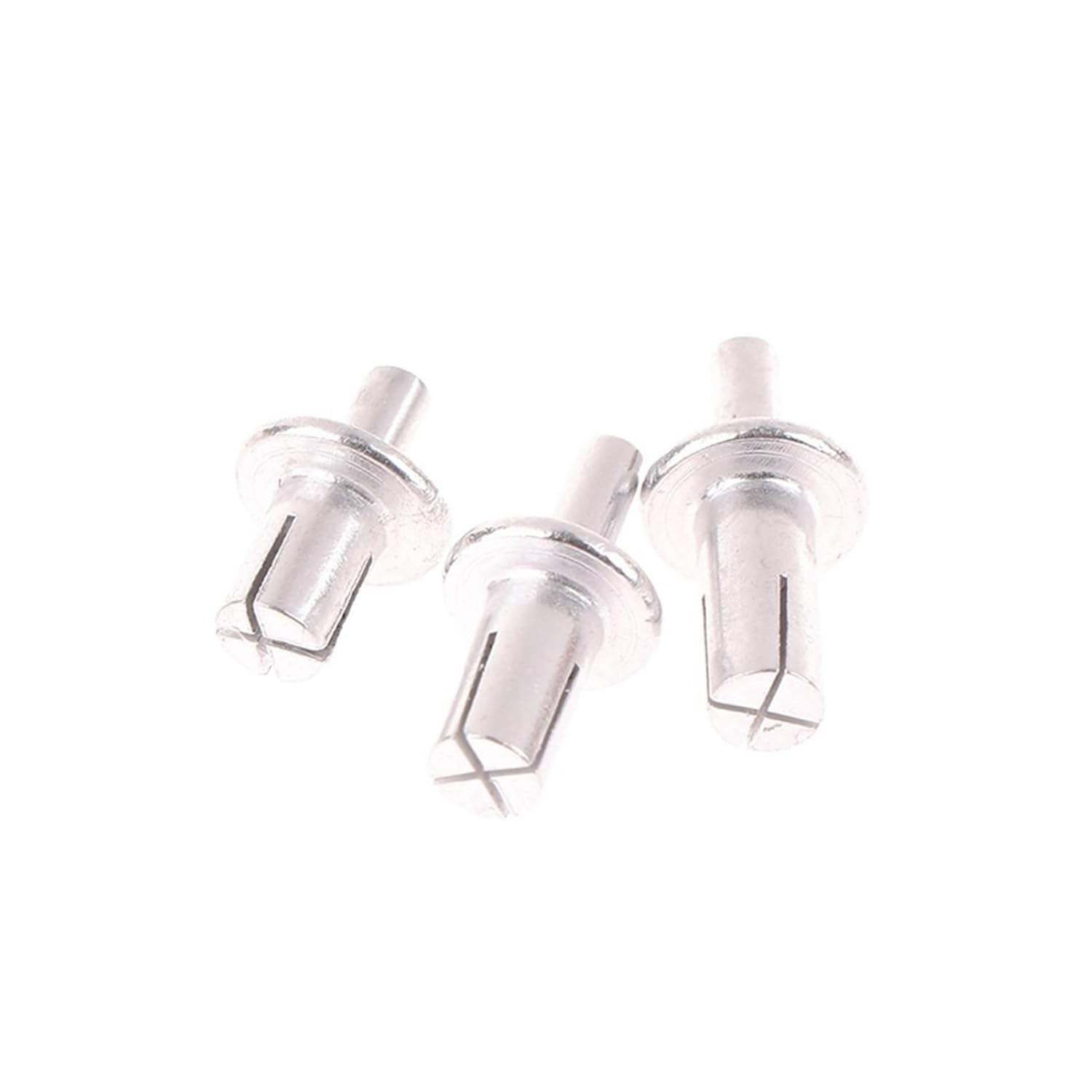 Hammer Rivets, Aluminum Hammer Rivets Nail Head Piercing Gypsum Board Hollow Wall Screws 5X(7-11) mm(A2)