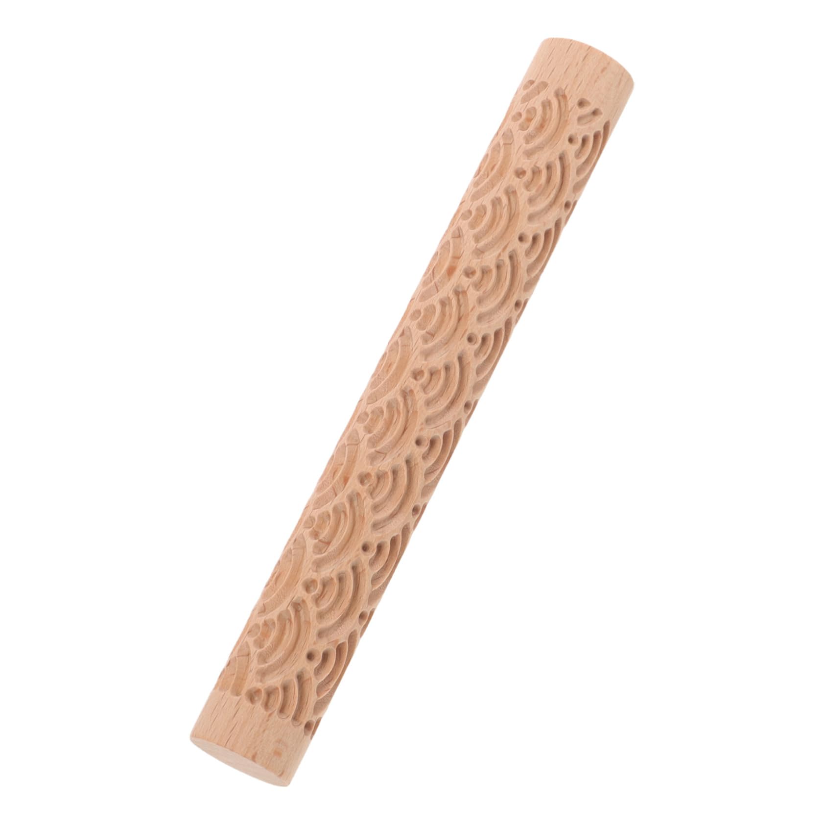 Amosfun 4 Piezas Herramientas De Mano De Arcilla Rodillo Mango De Bricolaje Para Hornear Palos De Amasar Palo De Barro Varilla De Impresión De Arcilla Palos De Rodar En Madera