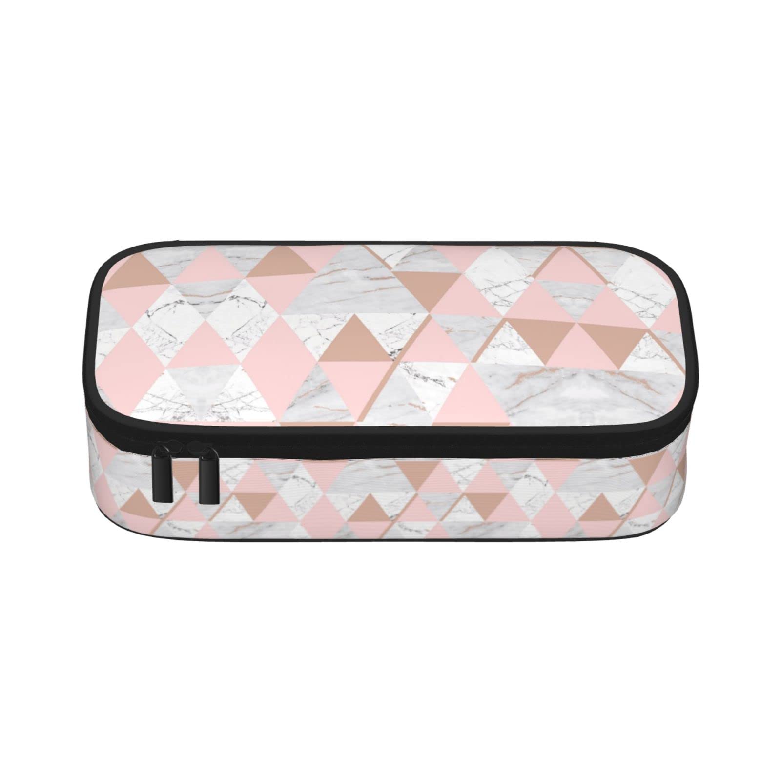 Estuche con textura de mármol para lápices para niños y niñas, soporte para lápices de gran capacidad para la escuela, oficina, oficina, adultos (impresión de mármol blanco gris Estuche con textura de mármol para lápices para niños y niñas, soporte para lápices de gran capacidad para la escuela, oficina, oficina, adultos (impresión de mármol blanco gris