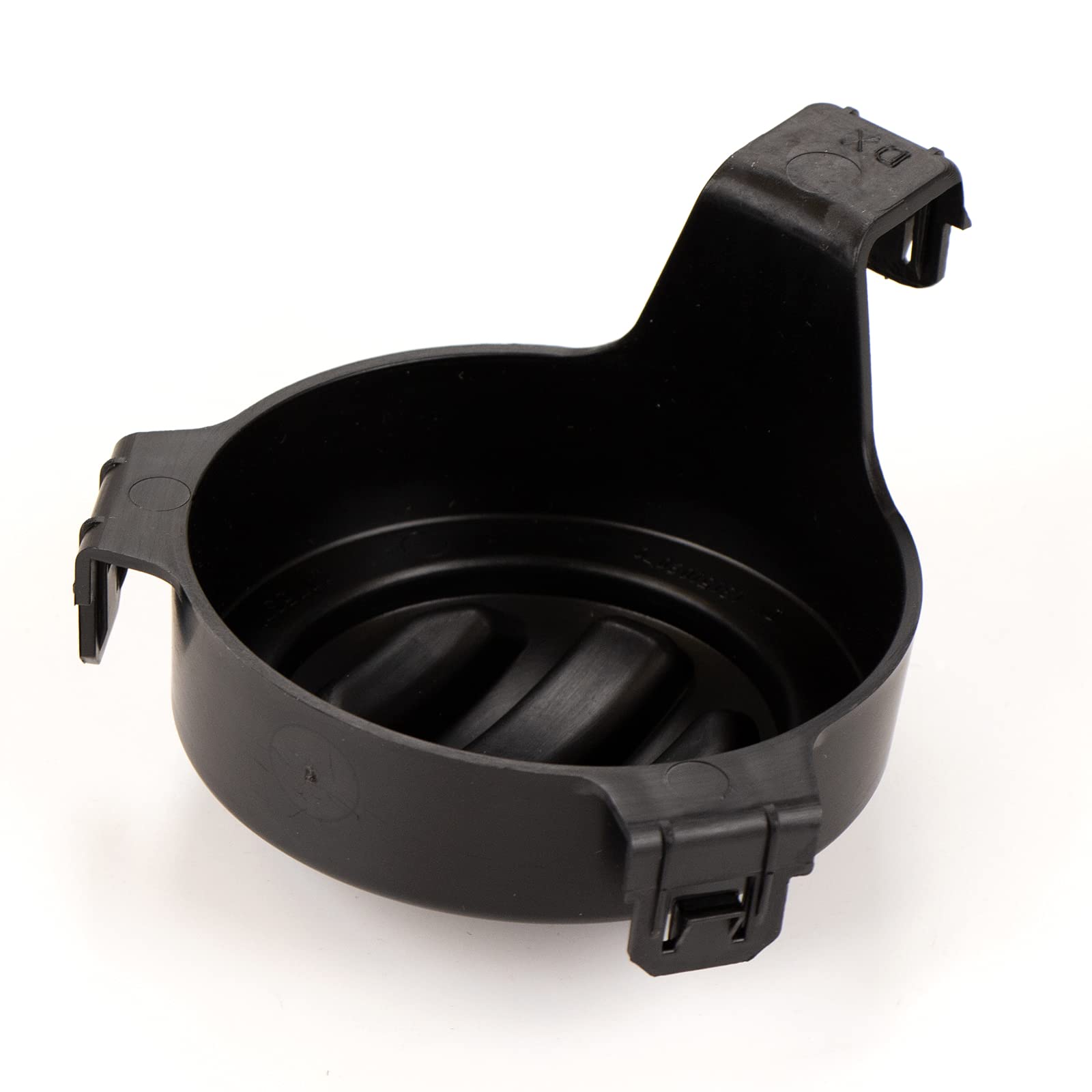 Abdeckkappe Schwarz unten rechts an der vordere Stoßstangecke  