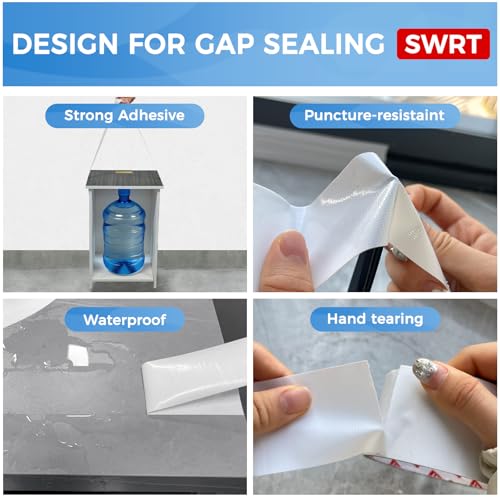 SWRT 2" x 90' White Window Weather Sealing Tape - image 6
