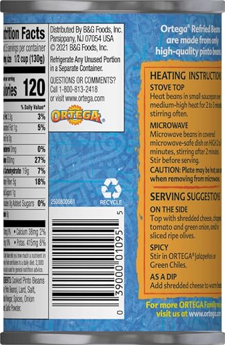 Image of Ortega Refried Beans, Traditional, 16 oz