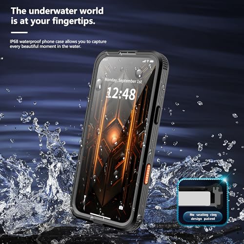 GOLDJU Magnetic for iPhone 17 Pro Max Case, Waterproof, Black - image 3