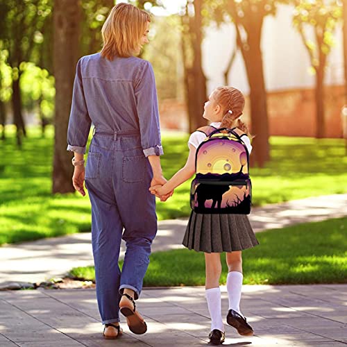 Sac à dos d'école confortable et léger style décontracté multicolore pour étudiant