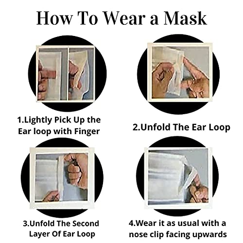 Image of JO 3 Ply Disposable Mask With NOSE PIN Melt Blown Mask I Most Comfortable broad Elastic Ear Loop I Surgical Mask With Melt Blown Fabric Layer