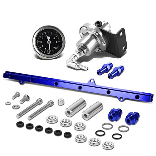 Auto Dynasty Supra Top Feed Fuel Injector Rail Kit+Fuel