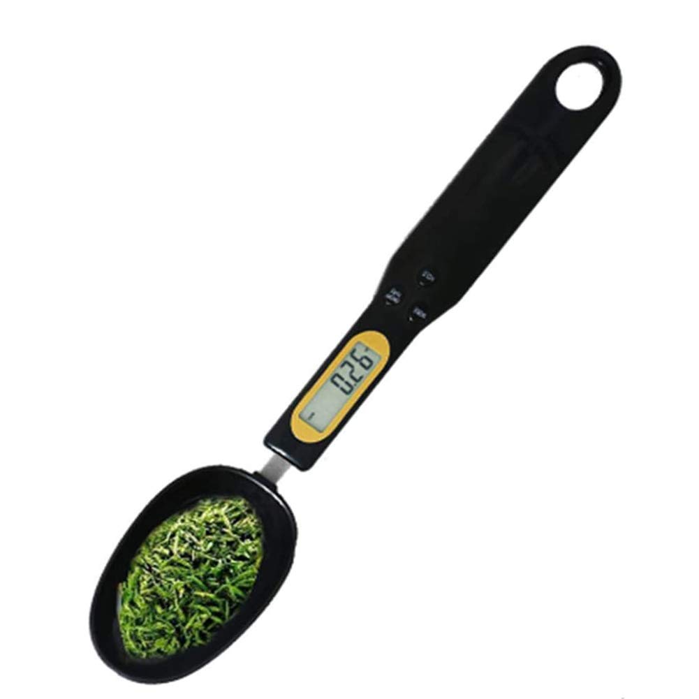 YxpSpoon Mini Electronic Scale Kitchen, Multifunctional Intelligent High Precision And Accurate Electronic Balance for Domestic Scoops,Black