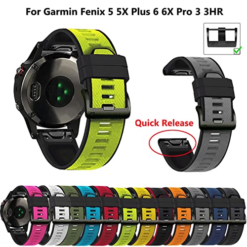 Bracelet montre Garmin Fenix 6 5 Forerunner 945 silicone - 2