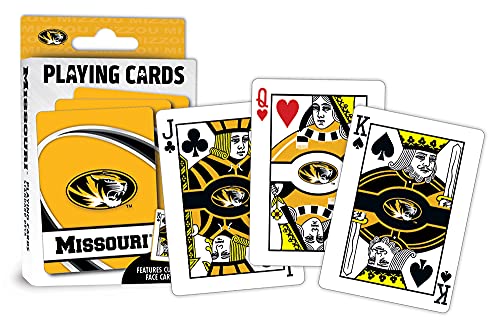 Image of MasterPieces Family Games - NCAA Missouri Tigers Playing Cards - Officially Licensed Playing Card Deck for Adults, Kids, and Family 2.5 inch x 3.5 inch