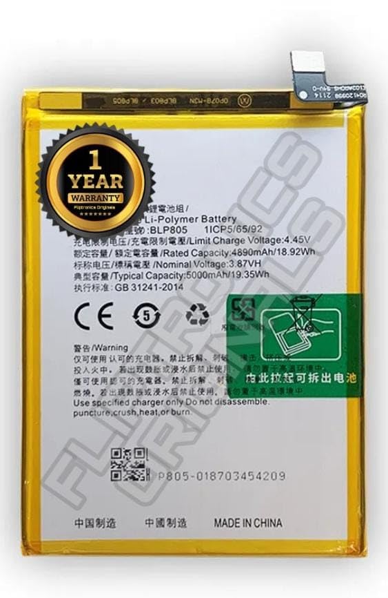 Image of BLP805 Battery for Oppo A53 / 4G /2020 / A53S 2020 / A32 2020 / A54 2021 Battery with 1 Year Warranty****(U109)