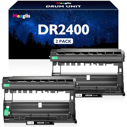 Meagiis DR2400 Trommel Kompatibel für Brother DR2400 DR-2400 Trommel für Brother DCP-L2530DW DCP-L2510D HL-L2350DW HL-L2310D HL-L2357DW MFC-L2710DW MFC-L2710DN MFC-L2730DW MFC-L2750DW (2 Packung)