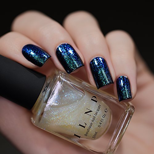 Image of ILNP Raven - Vivid Teal, Purple, Blue Iridescent Topper Nail Polish