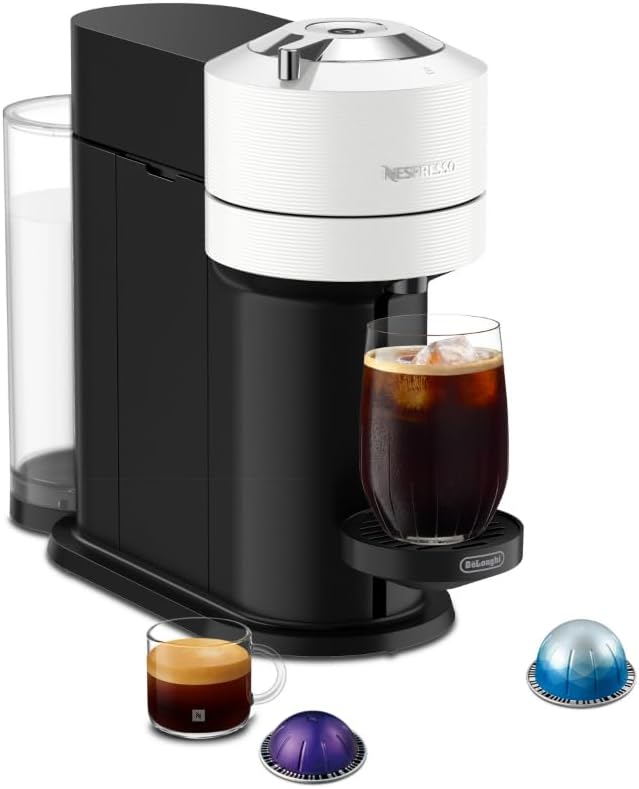 Nespresso Vertuo Next Coffee and Espresso Maker by De'Longhi, White Machine Only White - Image 1 of 8