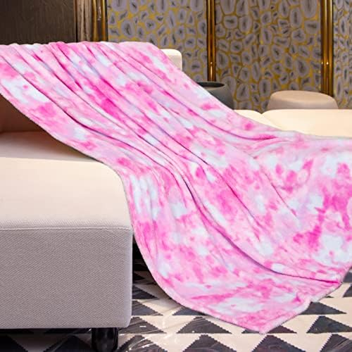 Fleece Blanket Pink Throw Blanket - 300GSM Throw Blanket for Couch, Sofa, Bed, Soft Lightweight Plush Cozy Microfiber Blankets & Throws for Adult,Kids,Boys,Girls(50x70 Inches)