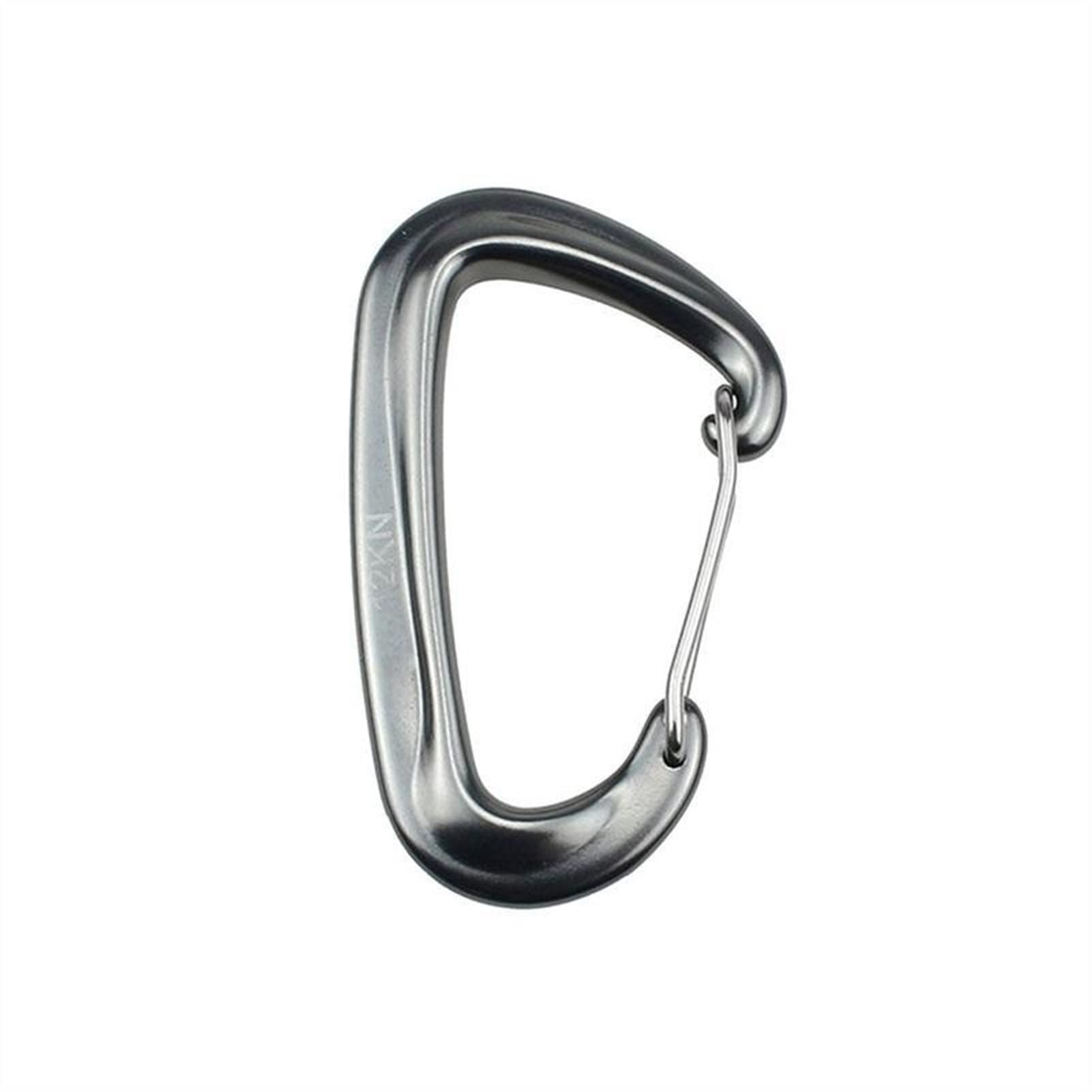 1 pz durevole 12KN D moschettone chiave in alluminio cancello a molla clip di bloccaggio zaino amaca campeggio escursionismo arrampicata attrezzatura