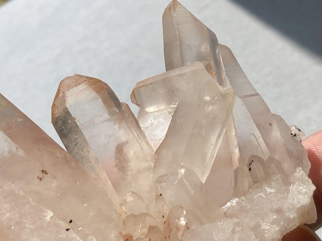 クリアクォーツクラスター天然石ブラジル産置物