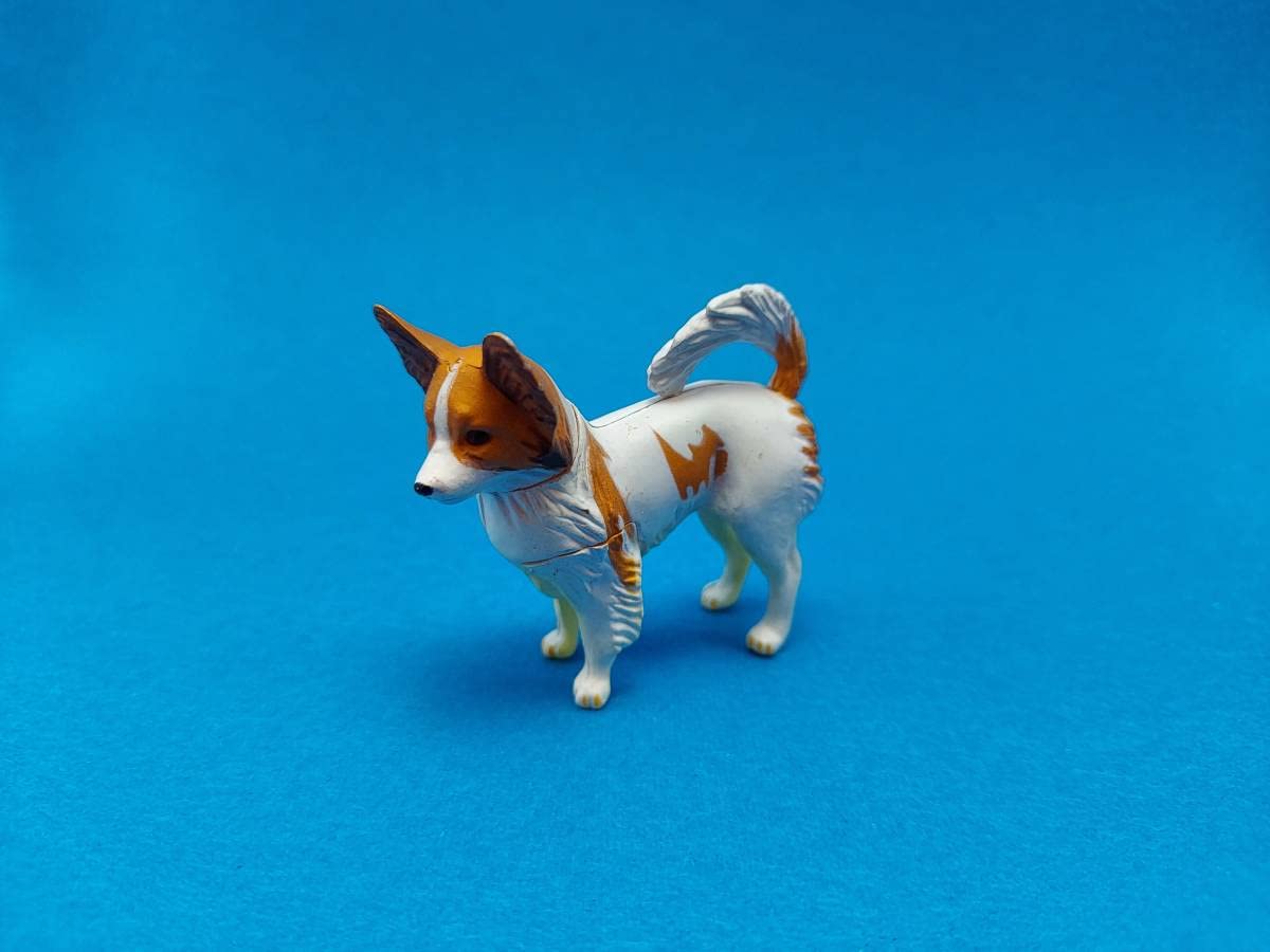 Amazon | 【パピヨン 茶白】チョコQ アニマテイルズ ペット動物