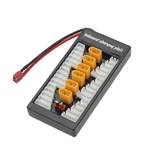 Jimi New 2S-6S Lipo Battery Parallel Charging Board Charger Plate TX60 Plug for Imax B6 B6AC B8 6 in 1