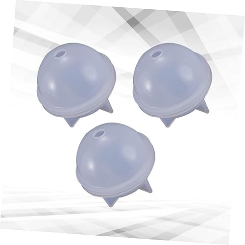 Miniatura 3 de COHEALI 2 piezas de moldes de silicona para velas de cristal, moldes de caramelo de resina esfera, moldes de chocolate, moldes colgantes de