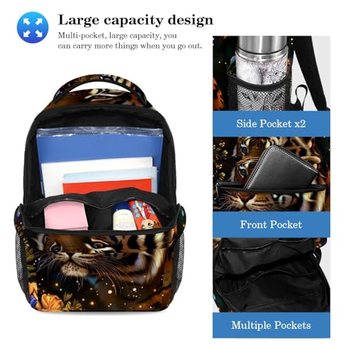 Sac à dos scolaire grande capacité avec trousse pour adolescent chargé
