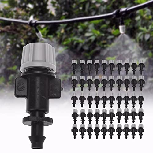 50pcs/set Misting Nozzles Irrigation Mister Sprinkler Head drip irrigation...